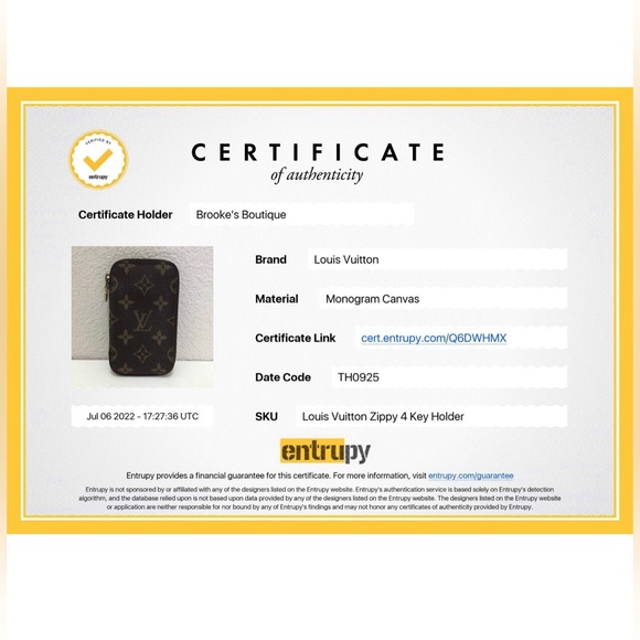 Vintage Louis Vuitton Key Pouch - Picture 2 of 11